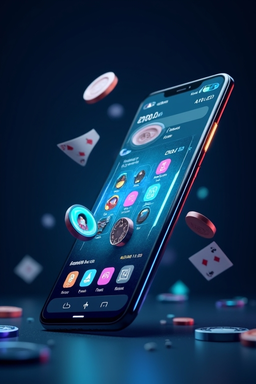 Kaasino casino app on a smartphone